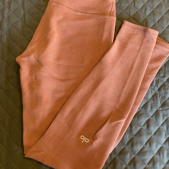 Alo Yoga High Waisted Micro Waffle Legging - Picture 2 of 4